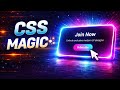 3D Neon Glassmorphism Card | Modern UI Design in HTML &amp; CSS 2026 ✨