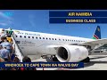 AIR NAMIBIA - BUSINESS CLASS | WINDHOEK TO CAPE TOWN VIA WALVIS BAY | A319 | LOUNGE | TRIP REPORT