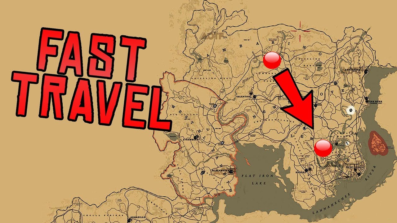 fast travel to camp rdr2 online
