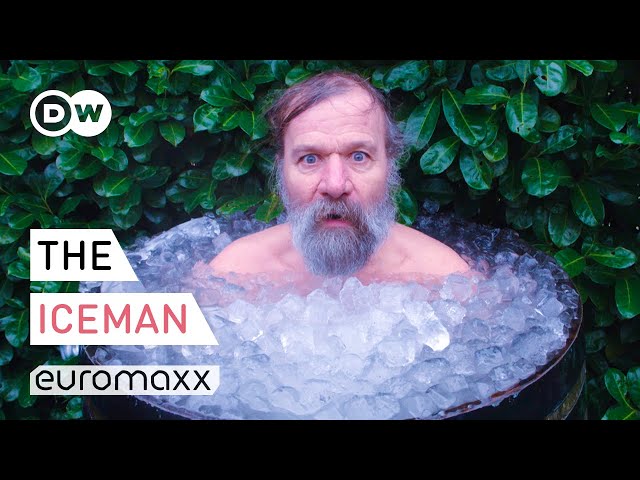 Wozniacki braves the cold with Wim Hof, the Iceman