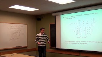 Lecture 17: Control 2, Linear Dynamical Systems