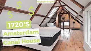 INSIDE A 1720&#39;S AMSTERDAM CANAL HOUSE | LISTINGSNL PROPERTY TOUR