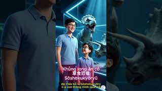 📌 Bé Học Tiếng Nhật Qua Các Loài Khủng Long Khổng Lồ Cực Hay! 🦖🇯🇵 #hoctiengnhat#tuvungtiengnhat