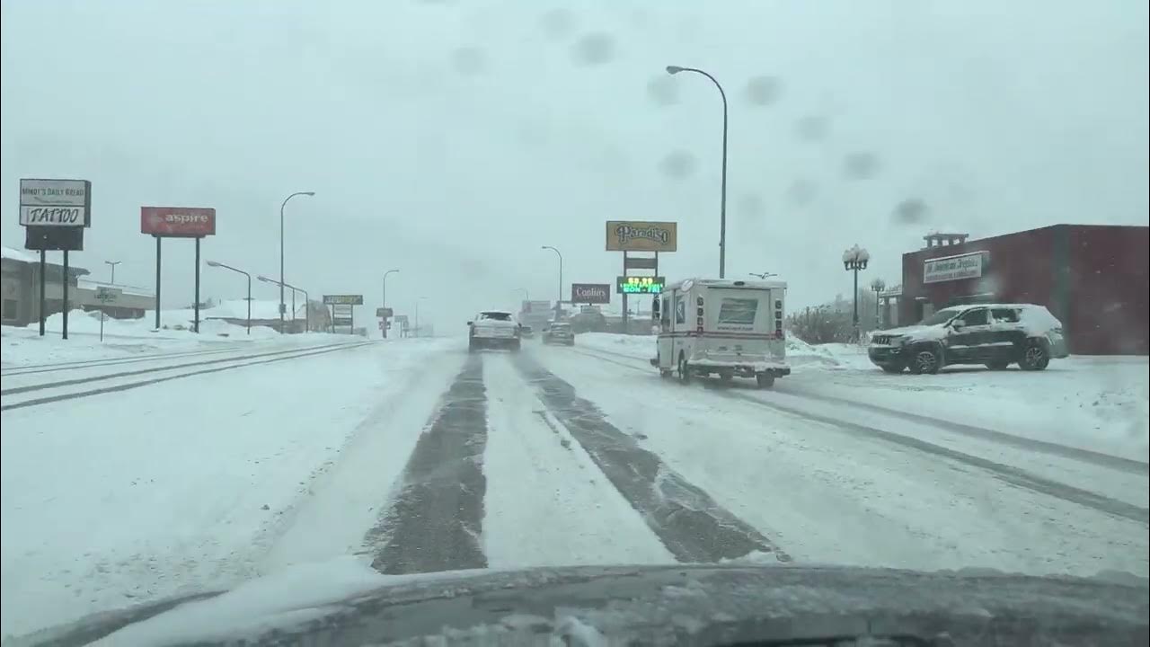 Heavy Snow Storm In Minot, North Dakota Part 10 YouTube