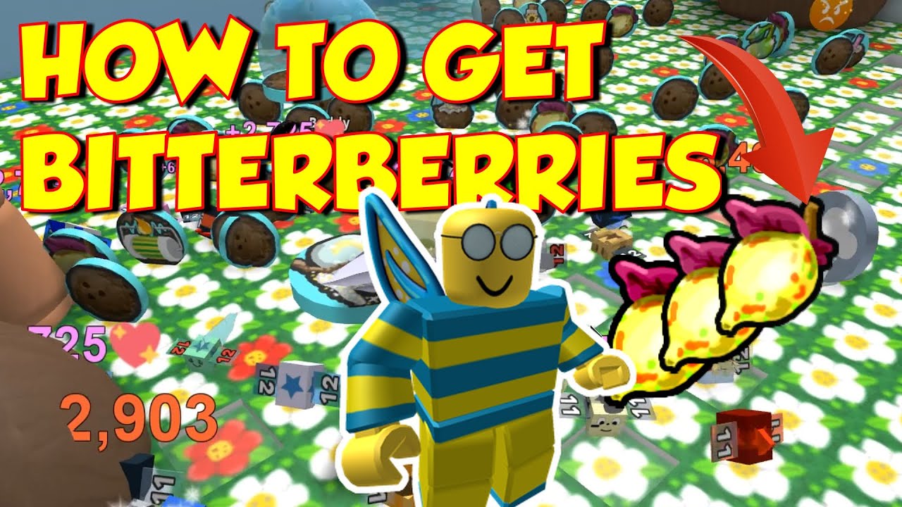 How To Get Bitterberries In Bee Swarm Simulator YouTube