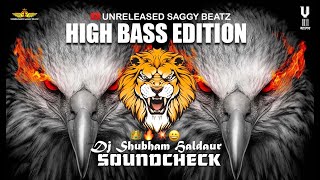 Vibration SOUND CHECK HIGH BASS Edition Dj Shubham Haldaur  || UNRELEAESDV SAGGY BEATZ