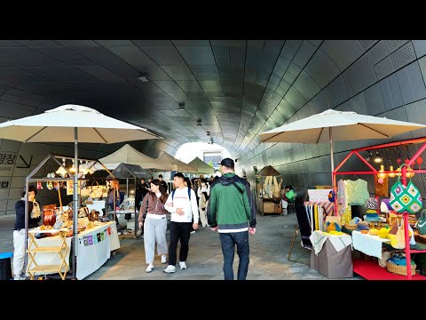 Seoul Walk, DDP & Dongdaemun Shopping Complex | 4K Korea Tour