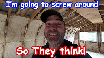 5th winter OFF GRID but our first with an insulated roof! The gambrel roof insulation project begins