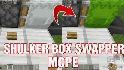 How to Build an easy Shulker Box Swapper in MCPE