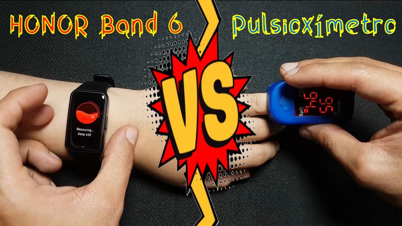 Mi Band 6-Xaomi vs Pulsi-oxímetro. Midiendo la saturación de oxígeno y la  frecuencia cardiaca - YouTube