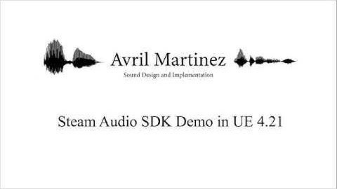 Steam Audio Demo in Unreal Engine 4.21 VR