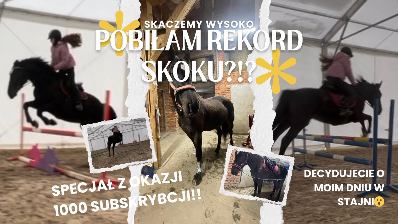 DECYDUJECIE O MOIM DNIU W STAJNI!😍 | Specjał z okazji 1000 subskrypcji😍💞