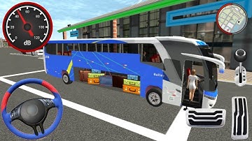 Bus Simulator Coach Bus Driving 2025 -Real Coach  Bus Simulator 3D - Bus Game : Android Gameplay