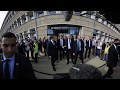 La visite d'Emmanuel Macron à Égletons en 360°