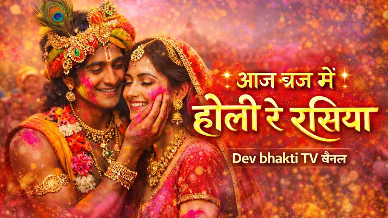 आज ब्रज में होली है रसिया 🌸 | राधा कृष्ण की दिव्य होली | Braj Holi Special 2026