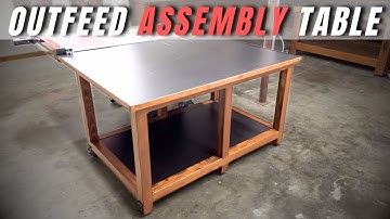 Outfeed Assembly Table Build || How To Build A Mobile Workbench