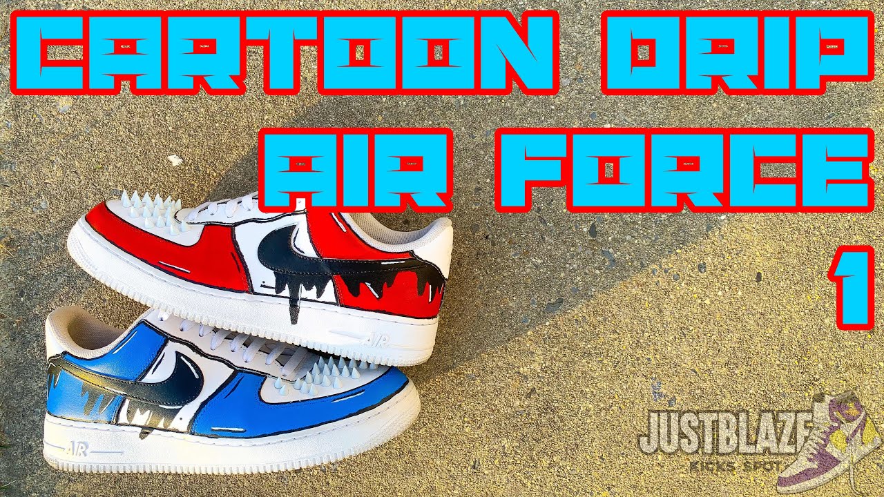 CUSTOM AIR FORCE 1 DRIPS TUTORIAL 