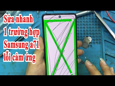 Video Sửa Samsung a71 lỗi liệt cảm ứng / ifix Samsung a71... - youtube