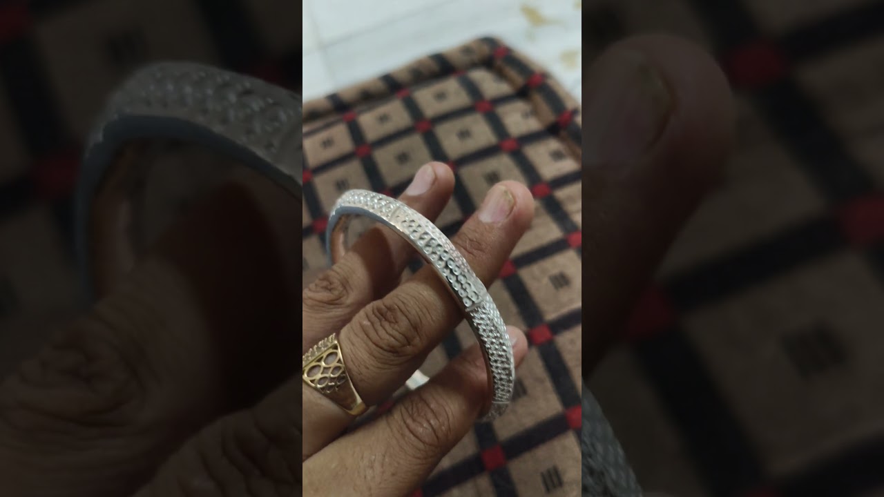 Hand Made Silver Mens Kada 999%😮|| 