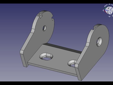 Видео: FreeCad Деталь для начинающих