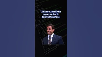 When you finally fix one error but it spawns ten more
