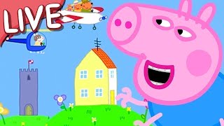 🔴 Giant Peppa Pig and George Pig! LIVE FULL EPISODES 24 Hour Livestream! |