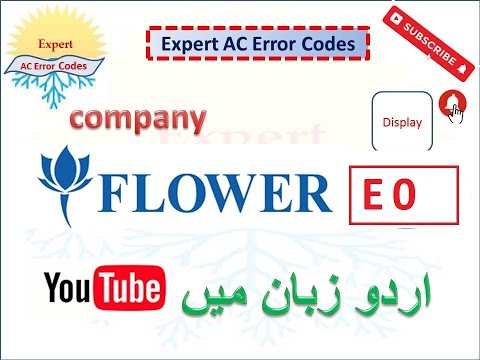 Flower AC E 0 error Codes