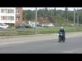 Первые попытки вилли =) Yamaha YZF-R6 видео 1