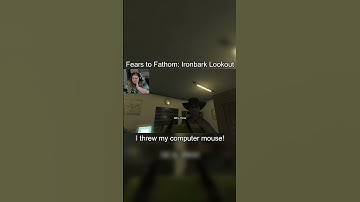 I got so scared and threw my computer mouse! #shorts #fearstofathom