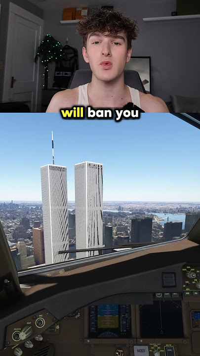Does this sim ban you for recreating 9/11? #911 #msfs2020 #nikalasvr #flightsim