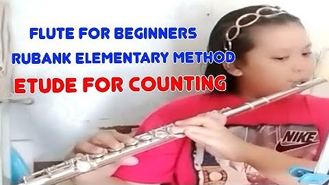 ETUDE FOR COUNTING | RUBANK ELEMENTARY METHOD | FLUTE FOR BEGINNERS