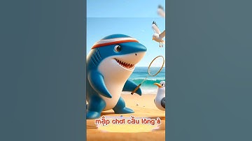 Cá mập đánh cầu lông giỏi thế #shark #shorts #ai #chatgpt #hinhanh