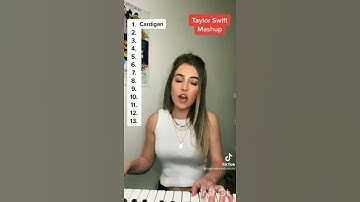 13 Taylor Swift songs in one minute! mashup #shorts #taylorswift