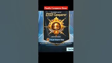 C7S21 conqueror || How many point to reach conqueror today bgmi #shorts #short #conqueror #trending