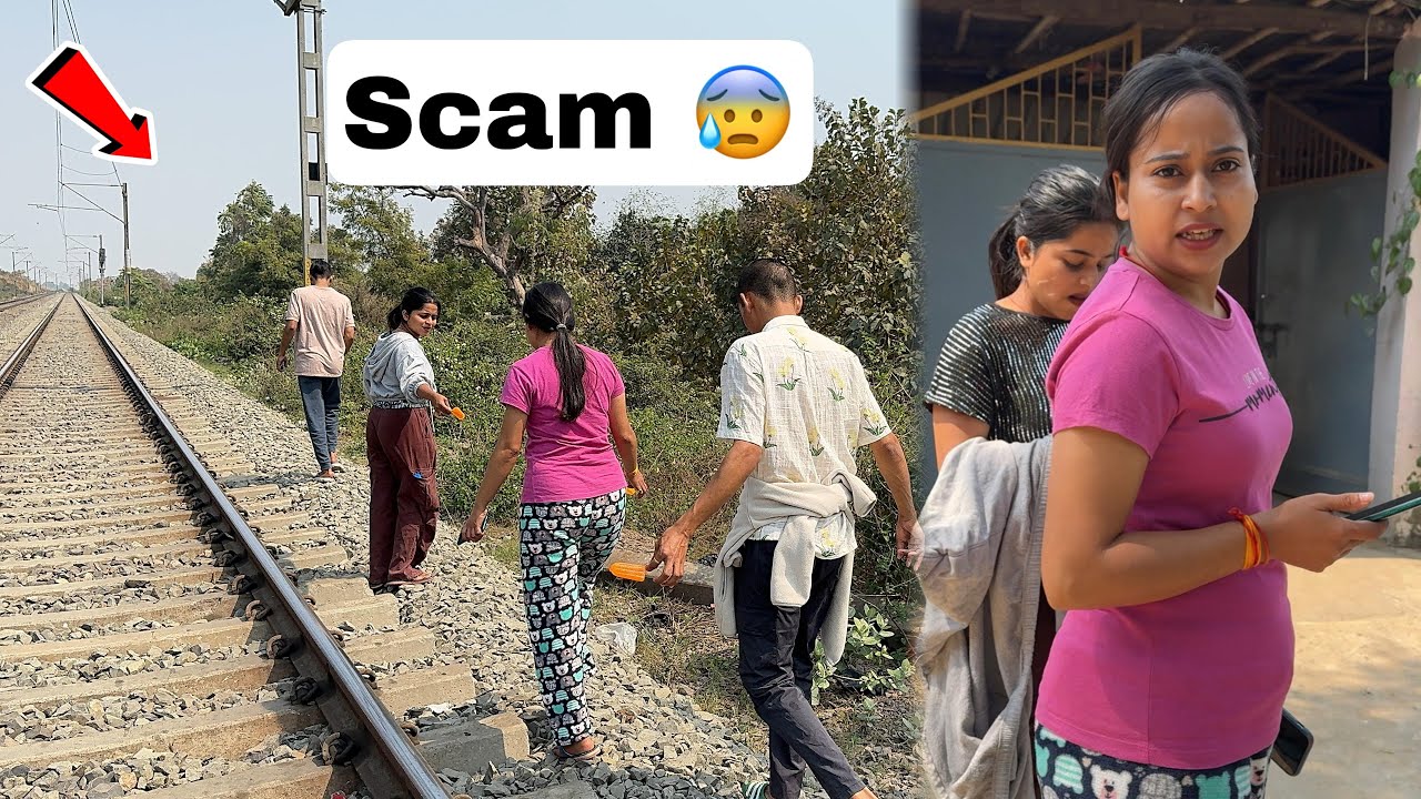 Ek bada scam ho Gaya 😰 train ki patri