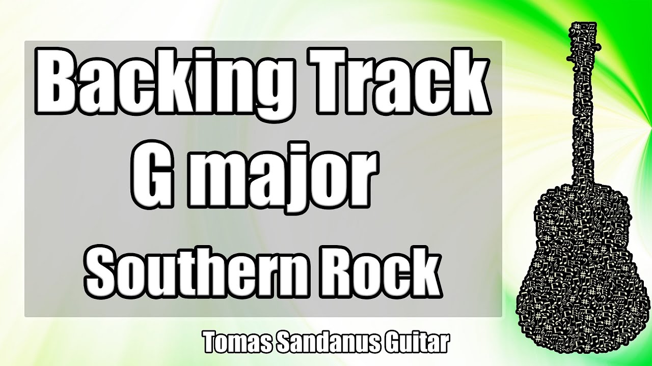 G major Backing Track Acoustic Southern Rock Guitar Jam Backtrack