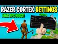 Best Razer Game Booster Settings for MAX FPS in Fortnite! 🔧(New Razer Cortex Update!)