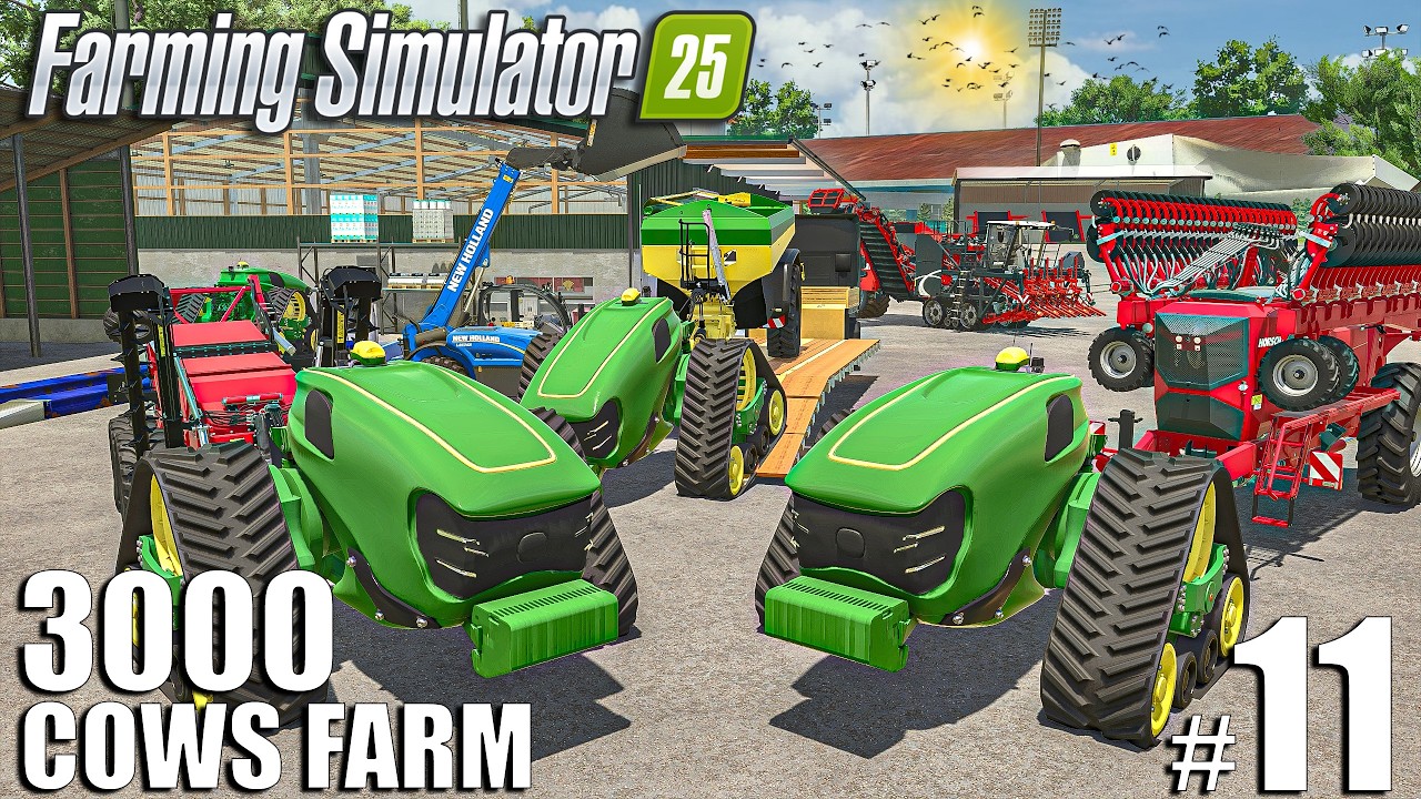 I Used THE MOST STRANGE John Deere on THE MARKET | The 3000 Cows Farm #11 - Farming Simulator 25