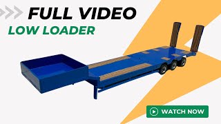How to make Low loader Trailer make from PVC | ND - Crafty Models