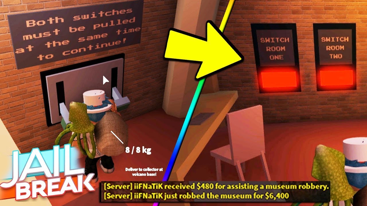 Easiest Way To Escape Museum Robbery Roblox Jailbreak - ways to escape in jailbreak roblox