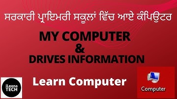 My Computer & Drives Information || Learn Computer || iLeana Tech
