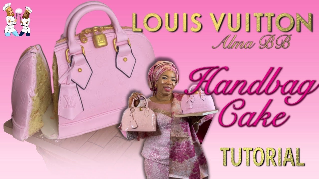 Louis Vuitton Purse Cake tutorial video 