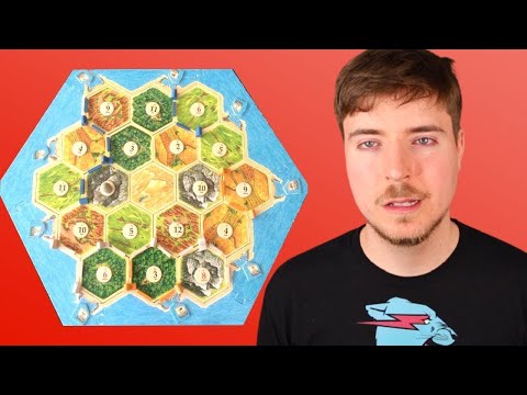 MrBeast Plays me in Settlers of Catan (Not Clickbait)