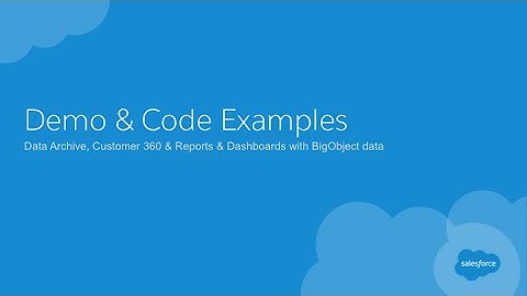 Demo: Build new services with CRM and historical data