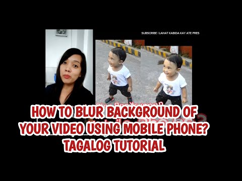 How to Blur Background  of your Video Using Mobile Phone? Tagalog Tutorial by Ate pres |CapCut