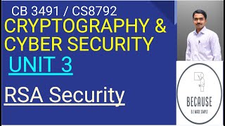 3.10 Security of RSA Algorithm in Tamil