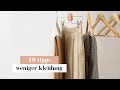 Minimalismus, Lowbuy, Declutter | Meine 10 Tipps für weniger Kleidung in 2021