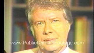 Jimmy Carter Report to American People regarding energy crisis February 2 1977 archival footage