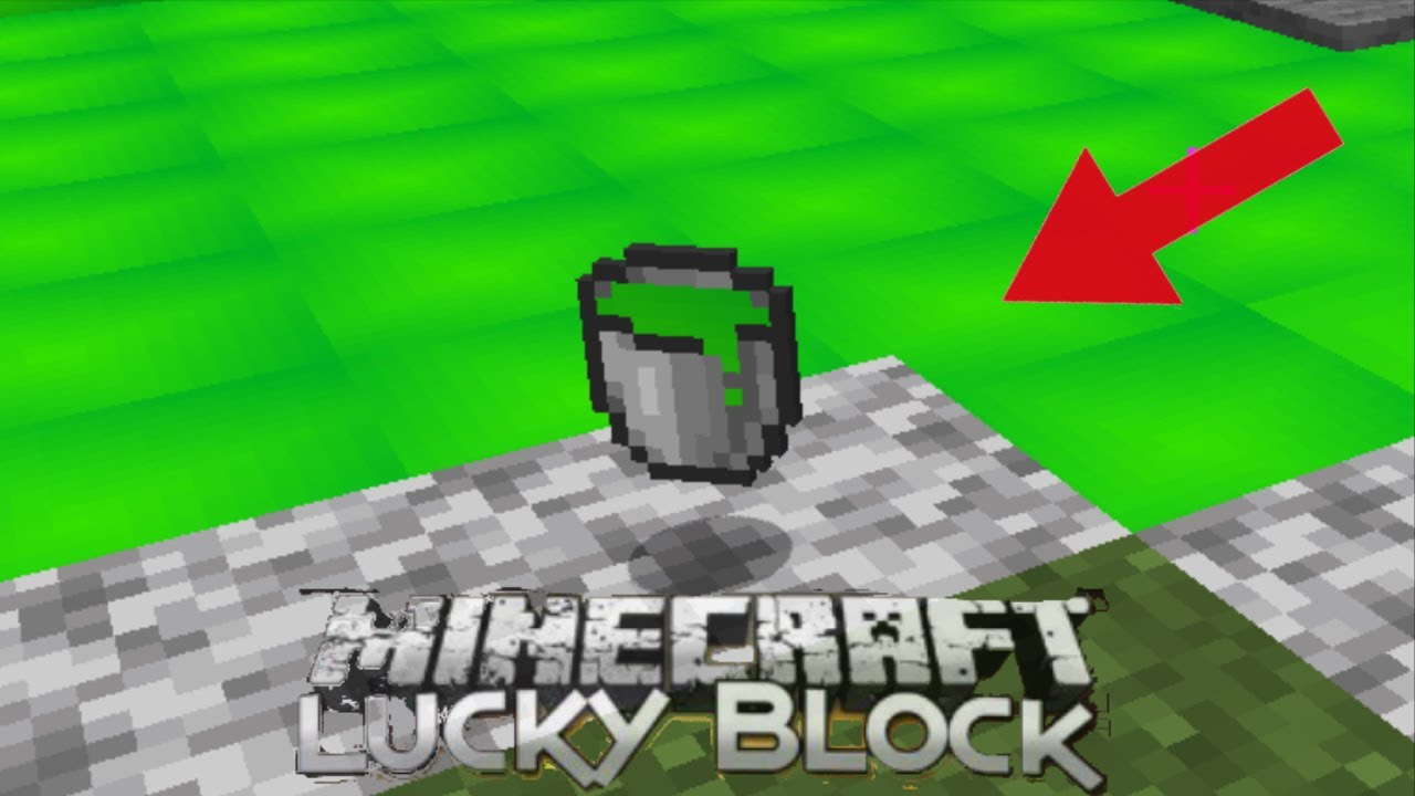 Minecraft Lucky Blocks #2 Seure Eimer. - YouTube