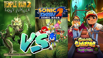 Cool Games World - Subway Surfers VS Temple run 2 VS Sonic Dash 2  Android & IOS Gameplay